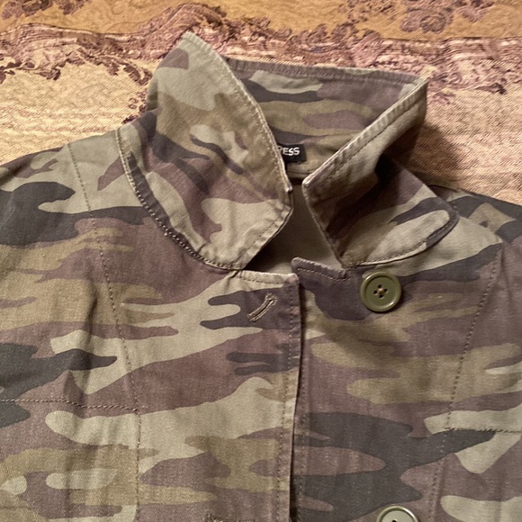Express camouflage jacket with buttons - Picture 2 of 7